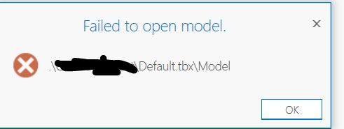I still get an error after copying to my Default toolbox on my C drive.  I can open other models on both network and local drives, but not this one.